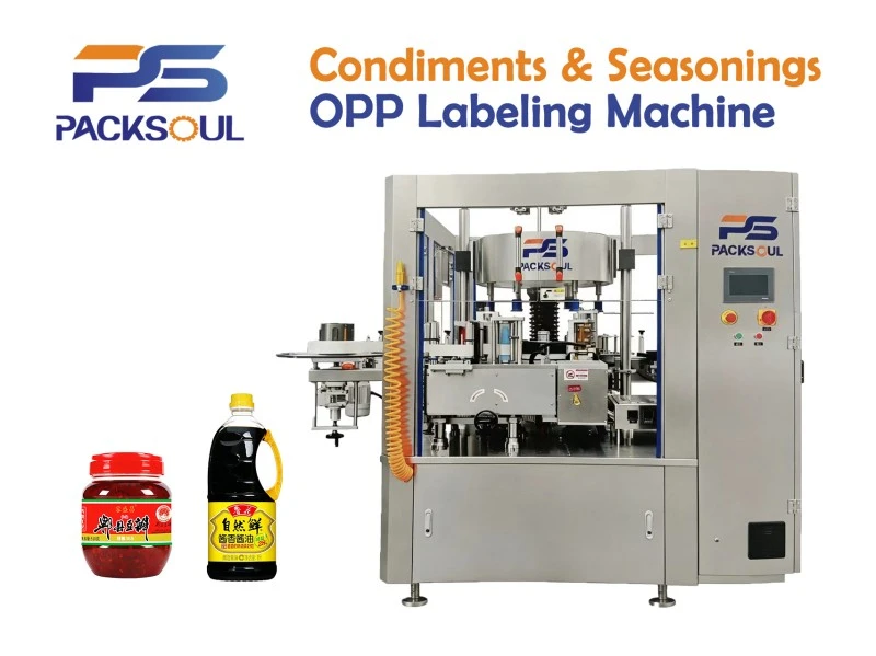 Condiments And Seasonings Opp Labeling Machine