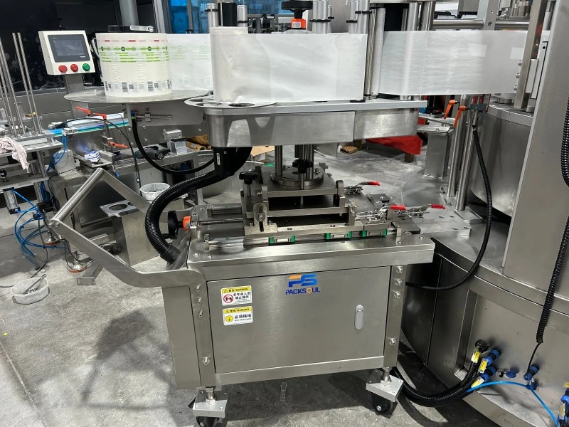 750ml Shampoo Flat Bottle Labeling Machine